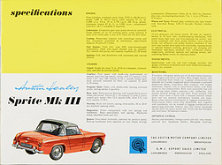 Austin-Healey Sprite Mk III - Verkaufsprospekt (1965, engl.) - Seite 11
