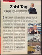 Seite 3 von Übersicht: auto motor und sport / Nr. 21 / 2003 - Titelseite