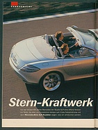 Testbericht: Fahrbericht Mercedes-Benz Vision SLR Roadster (auto motor und sport / Nr. 5 / 2000 - Seite 76)