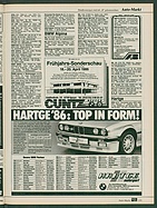 Seite 131 von Übersicht: auto motor und sport / Nr. 8 / 1986 - Titelseite