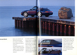 Die Idee Porsche 911 - Porsche 993 - Verkaufsliteratur (1996) - Seiten 62 und 63