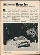 Testbericht: Neuer Ton - Test Honda Accord (auto motor und sport / Nr. 11 / 1977 - Seite 124)