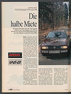 Testbericht: Die halbe Miete - Doppeltest Porsche 968 und VW Corrado VR6 (auto motor und sport / Nr. 9 / 1992 - Seite 80)