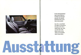 Die Idee Porsche 911 - Porsche 993 - Verkaufsliteratur (1996) - Seiten 34 und 35