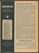 Seite 1 von Übersicht: Das Auto / Nr. 6 / 1948 - Titelseite