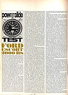Testbericht: Test Ford Escort 2000 RS (Powerslide Nr. 2 / 1974 Seite 34)