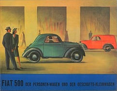Fiat 500 - Verkaufsprospekt (1947)