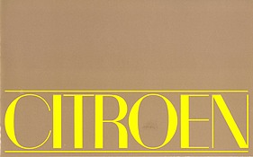 Citroën Bauprogramm (1968)