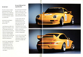 Die Idee Porsche 911 - Porsche 993 - Verkaufsliteratur (1996) - Seiten 70 und 71