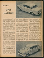 Testbericht: Unser Test - Opel Kapitän (auto motor und sport / Nr. 16 / 1958 - Seite 17)