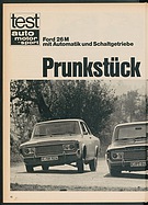 Testbericht: Prunkstück - Ford 26M mit Automatik und Schaltgetriebe (auto motor und sport / Nr. 23 / 1969 - Seite 42)