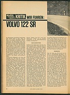 Testbericht: Wir fuhren - Volvo 122 SR (auto motor und sport / Nr. 19 / 1963 - Seite 42)