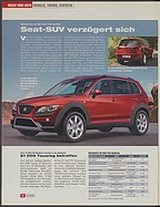 Seite 8 von Übersicht: auto motor und sport / Nr. 20 / 2009 - Titelseite
