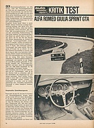 Testbericht: Test Alfa Romeo Giulia Sprint GTA (auto motor und sport / Nr. 15 / 1965 - Seite 16)