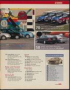 Seite 5 von Übersicht: auto motor und sport / Nr. 2 / 2003 - Titelseite
