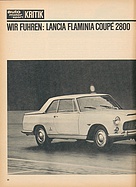 Testbericht: Test Lancia Flaminia Coupe 2800 (auto motor und sport / Nr. 23 / 1965 - Seite 30)