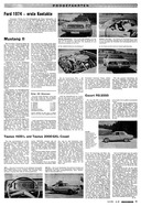 Testbericht: Ford 1974 - erste Kontakte, u.a. Mustang II, Escort RS 2000 (AR-Zeitung Nr. 39 / 1973 vom 13.Sep.1973 - Seite 23)