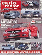 Seite  von Übersicht: auto motor und sport / Nr. 4 / 2008 - Titelseite