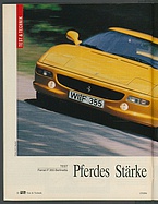 Testbericht: Pferdes Stärke: Test Ferrari F355 Berlinetta (auto motor und sport / Nr. 17 / 1994 - Seite 22)