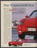 Testbericht: Das Traumschiffchen - Fahrbericht Fiat Bachetta (auto motor und sport / Nr. 5 / 1995 - Seite 26)