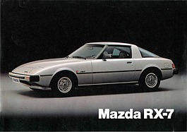 Mazda RX 7 - Prospektblatt (1980, franz.)