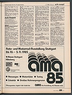 Seite 127 von Übersicht: auto motor und sport / Nr. 21 / 1985 - Titelseite
