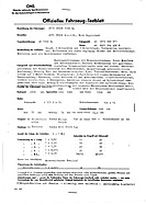 Auto Union 1000 SP - ONS Testblatt (1959)
