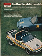 Testbericht: Die Kraft und die Herrlichkeit - Kurztest Porsche Turbo Targa (auto motor und sport / Nr. 3 / 1977 - Seite 32)