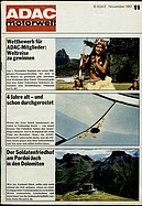 Seite 1 von ADAC Motorwelt Nr. 11 / 1967 vom 01.11