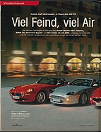 Testbericht: Viel Feind, viel Air: Vergleich Aston Martin DB7 Volante, BMW Z8, Maserati Spyder, Mercedes-Benz SL 55 AMG (auto motor und sport / Nr. 8 / 2002 - Seite 16)