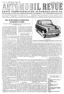 Seite 1 von AR Nr. 42 / 1952 vom 01.10