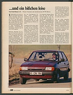 Testbericht: ...und ein bisschen leise - Ford Fiesta 1.3 L (auto motor und sport / Nr. 1 / 1985 - Seite 34)