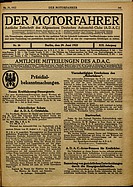 Seite 341 von ADAC Motorfahrer Nr. 26 / 1922 vom 29.06