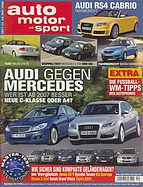 Seite  von Übersicht: auto motor und sport / Nr. 12 / 2006 - Titelseite