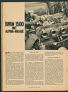 Testbericht: Wir fuhren - BMW 1500 mit Alpina-Anlage (auto motor und sport / Nr. 22 / 1963 - Seite 34)