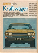 Testbericht: Kraftwagen - Test Ford Capri 3000 GXL (auto motor und sport / Nr. 21 / 1972 - Seite 40)