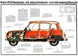 Renault 4 - Prospekt (1962) - Rückseite