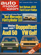 Seite 1 von auto motor und sport Nr. 2 / 1975
