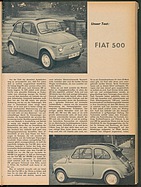 Testbericht: UnserTest - Fiat 500 (auto motor und sport / Nr. 18 / 1957 - Seite 17)