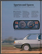 Testbericht: Spurten und Fahren - Test BMW 320, 323i mit Fünfganggetriebe (auto motor und sport / Nr. 7 / 1980 - Seite 52)