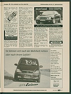 Seite 137 von Übersicht: auto motor und sport / Nr. 20 / 2000 - Titelseite