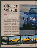Testbericht: Offener Vollzug - Technik Mercedes-Benz SLK (auto motor und sport / Nr. 10 / 1996 - Seite 74)