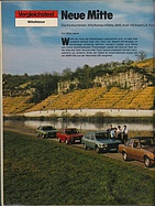 Testbericht: Neue Mitte - Vergleichstest: Alfa Romeo Alfetta 2000, Audi 100 Avant LS, Ford Granada 2.3, Opel Rekord L2.0 E, Renault 20 TS (auto motor und sport / Nr. 26 / 1977 - Seite 32)