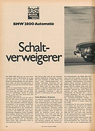 Testbericht: Test Mercedes 2800 Automatic (auto motor und sport / Nr. 6 / 1970 - Seite 38)