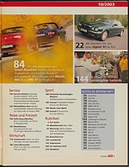 Seite 5 von Übersicht: auto motor und sport / Nr. 10 / 2003 - Titelseite