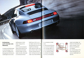 Die Idee Porsche 911 - Porsche 993 - Verkaufsliteratur (1996) - Seiten 26 und 27