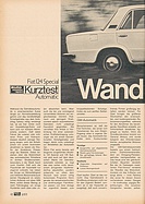 Testbericht: Wandlung - Test Fiat 124 Special Automatic (auto motor und sport / Nr. 11 / 1971 - Seite 48)