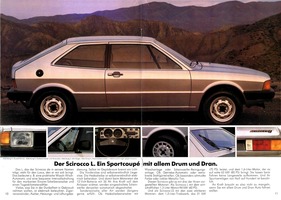 VW Scirocco - Verkaufsprospekt 1979