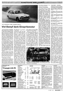 Testbericht: Viel Dampf dank Einspritzmotor - Kurztest Triumph 2500 PI (AR-Zeitung Nr. 21 / 1969 vom 08.Mai.1969 - Seite 19)