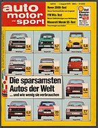 Seite 1 von auto motor und sport Nr. 16 / 1979